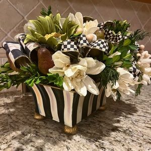 Mackenzie Childs flower piece.